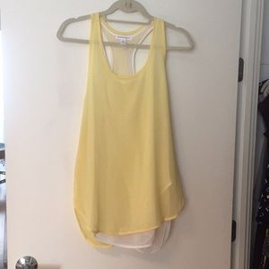 Woven Layered Long Tank, size M